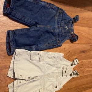 0-3 month overalls bundle